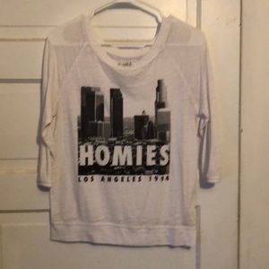 Off shoulder light quarter sleeve